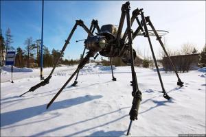 Mosquito sculpture